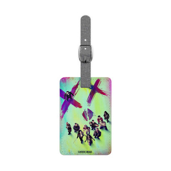 Suicide Squad Movie Custom Polyester Saffiano Rectangle White Luggage Tag Card Insert