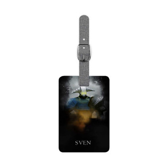 Sven Dota 2 Custom Polyester Saffiano Rectangle White Luggage Tag Card Insert