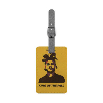The Weeknd King Of The Wall Custom Polyester Saffiano Rectangle White Luggage Tag Card Insert