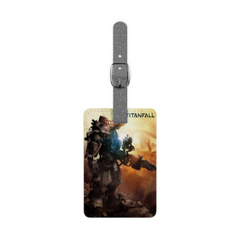 Titanfall 2 New Custom Polyester Saffiano Rectangle White Luggage Tag Card Insert