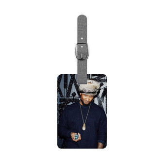 Usher Custom Polyester Saffiano Rectangle White Luggage Tag Card Insert