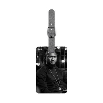 Usher Art Custom Polyester Saffiano Rectangle White Luggage Tag Card Insert