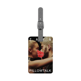 Zayn Malik Pillow Talk Kiss Custom Polyester Saffiano Rectangle White Luggage Tag Card Insert