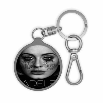 Adele Custom Keyring Tag Keychain Acrylic With TPU Cover