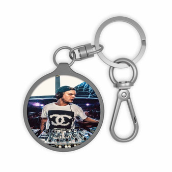 Avicii DJ Art Custom Keyring Tag Keychain Acrylic With TPU Cover