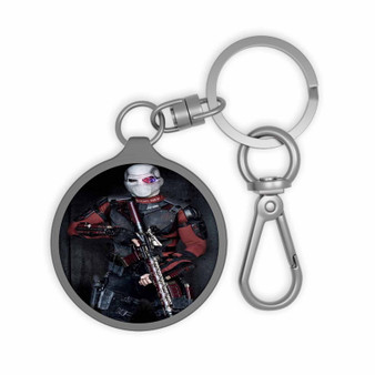 Deadshot from Suicide Squad Custom Keyring Tag Keychain Acrylic With TPU Cover