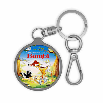 Disney Bambi Classic Custom Keyring Tag Keychain Acrylic With TPU Cover
