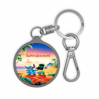 Disney Lilo and Stitch New Custom Keyring Tag Keychain Acrylic With TPU Cover