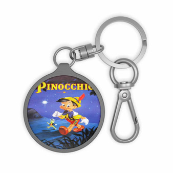 Disney Pinocchio Classic Custom Keyring Tag Keychain Acrylic With TPU Cover