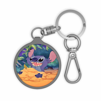 Disney Stitch Art Custom Keyring Tag Keychain Acrylic With TPU Cover