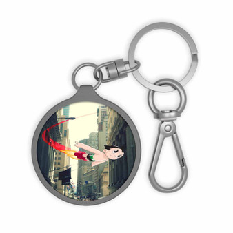 Flying Astroboy Custom Keyring Tag Keychain Acrylic With TPU Cover