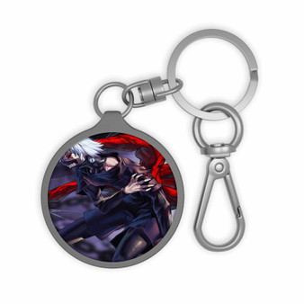 Kaneki Ken Tokyo Ghoul Custom Keyring Tag Keychain Acrylic With TPU Cover