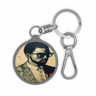 Kanye West Art Custom Keyring Tag Keychain Acrylic With TPU Cover