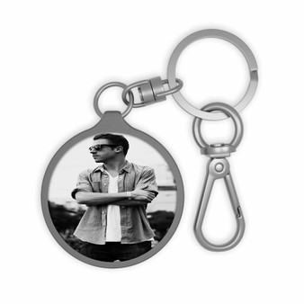 Macklemore Art Custom Keyring Tag Keychain Acrylic With TPU Cover