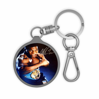Mike Tyson Champion Boxer Custom Keyring Tag Keychain Acrylic With TPU Cover