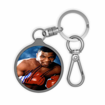 Mike Tyson Champion Boxer Signature Custom Keyring Tag Keychain Acrylic With TPU Cover