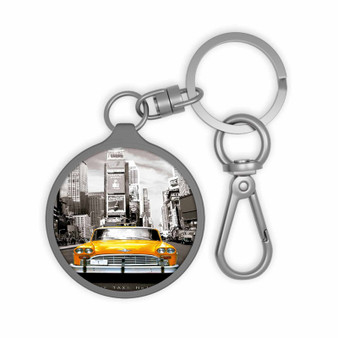 New York Taxi No 1 Custom Keyring Tag Keychain Acrylic With TPU Cover