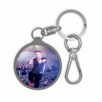 Nicky Romero Art Custom Keyring Tag Keychain Acrylic With TPU Cover
