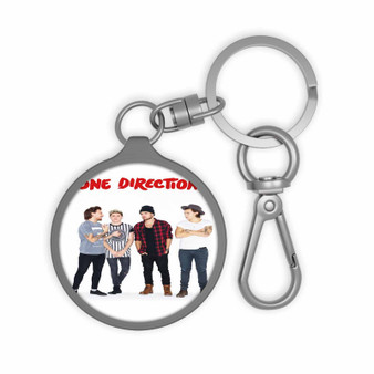 One Direction Art Custom Keyring Tag Keychain Acrylic With TPU Cover