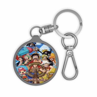 One Piece and Friends Custom Keyring Tag Keychain Acrylic With TPU Cover