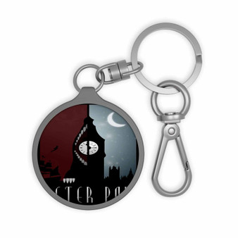 Peterpan Disney At Night Custom Keyring Tag Keychain Acrylic With TPU Cover