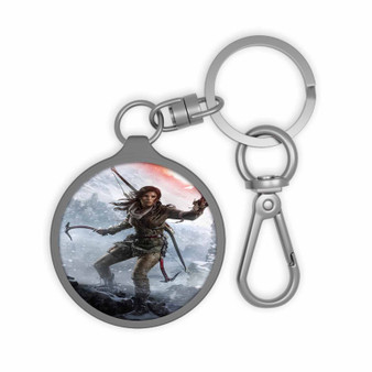 Rise of the Tomb Raider New Custom Keyring Tag Keychain Acrylic With TPU Cover