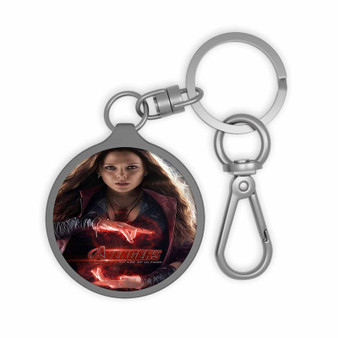 Scarlet Witch The Avengers New Custom Keyring Tag Keychain Acrylic With TPU Cover