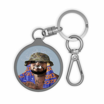 Schoolboy Q New Custom Keyring Tag Keychain Acrylic With TPU Cover