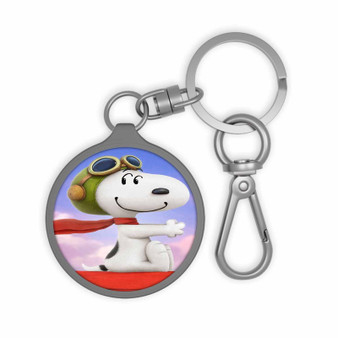 Snoopy The Peanuts Custom Keyring Tag Keychain Acrylic With TPU Cover