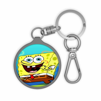 Spongebob Squarepants Custom Keyring Tag Keychain Acrylic With TPU Cover