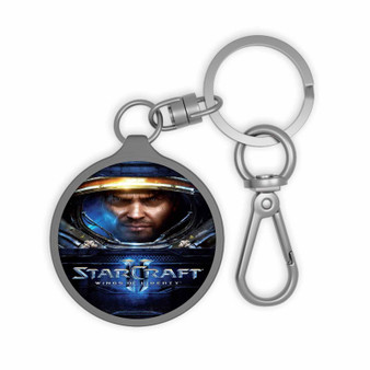 Star Craft II Wings of Liberty New Custom Keyring Tag Keychain Acrylic With TPU Cover