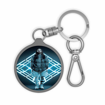 Steve Aoki Custom Keyring Tag Keychain Acrylic With TPU Cover