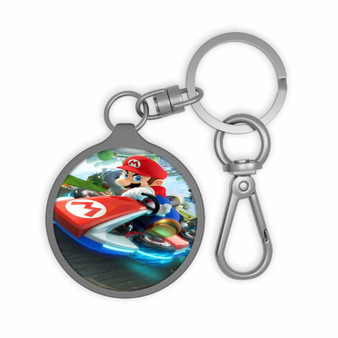 Super Mario Kart Art Custom Keyring Tag Keychain Acrylic With TPU Cover