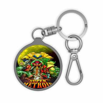 Super Metroid Game New Custom Keyring Tag Keychain Acrylic With TPU Cover