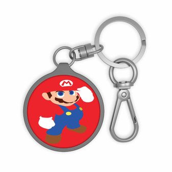 Super Smash Bros Custom Keyring Tag Keychain Acrylic With TPU Cover