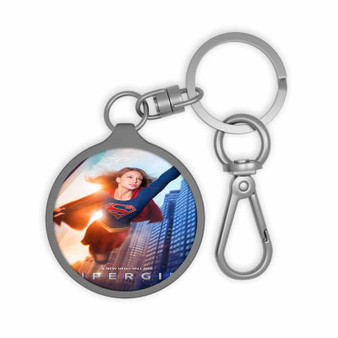 Supergirl New Custom Keyring Tag Keychain Acrylic With TPU Cover