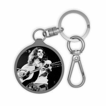 The Eagles Glenn Frey Guitar New Custom Keyring Tag Keychain Acrylic With TPU Cover