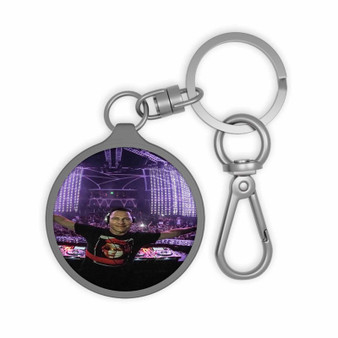 Tiesto DJ Art Custom Keyring Tag Keychain Acrylic With TPU Cover