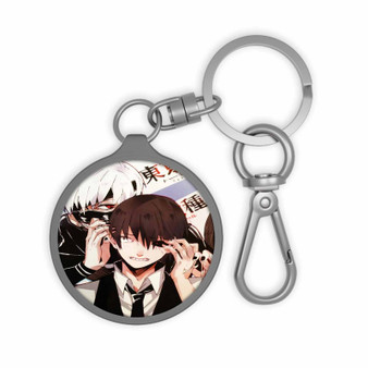 Tokyo Ghoul Black Eye New Custom Keyring Tag Keychain Acrylic With TPU Cover