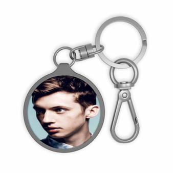 Troye Sivan Face Custom Keyring Tag Keychain Acrylic With TPU Cover