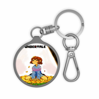 Undertale Light New Custom Keyring Tag Keychain Acrylic With TPU Cover