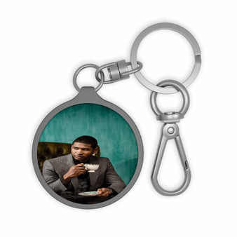 Usher With Coffee Custom Keyring Tag Keychain Acrylic With TPU Cover