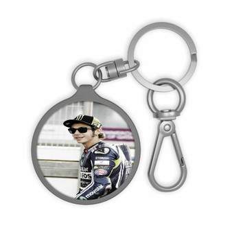 Valentino Rossi Moto GP New Custom Keyring Tag Keychain Acrylic With TPU Cover