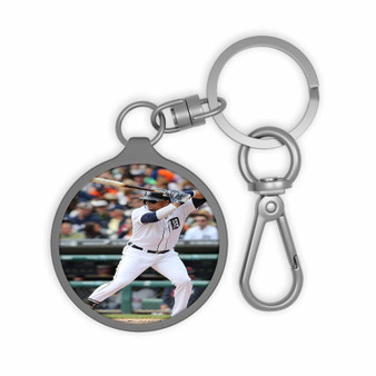 Victor Martinez Detroit Tigers Baseball Custom Keyring Tag Keychain Acrylic With TPU Cover