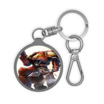 Warhammer 40 000 Space Marine Dawn Of War Custom Keyring Tag Keychain Acrylic With TPU Cover