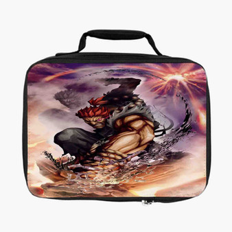 Akuma Street Fighter Custom Lunch Bag Fully Lined and Insulated for Adult and Kids