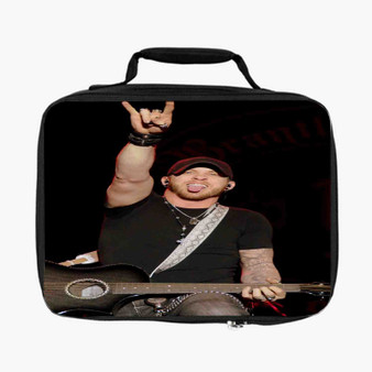 Brantley Gilbert With Guitar Custom Lunch Bag Fully Lined and Insulated for Adult and Kids