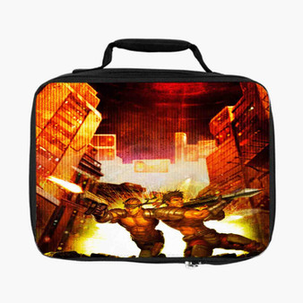 Contra 4 Games Custom Lunch Bag Fully Lined and Insulated for Adult and Kids