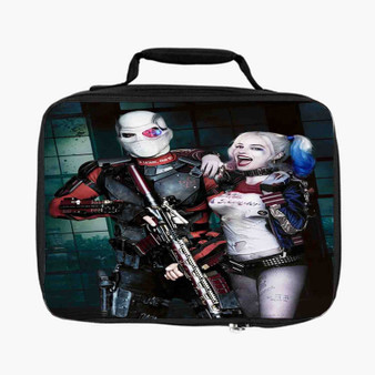 Deadshot And Harley Quinn from Suicide Squad Custom Lunch Bag Fully Lined and Insulated for Adult and Kids