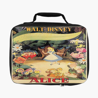 Disney Alice In Wonderland Classic Custom Lunch Bag Fully Lined and Insulated for Adult and Kids
